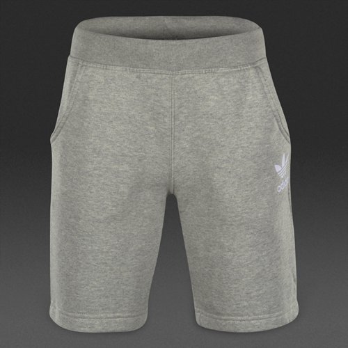 Adidas Originals Fleece Shorts Medium Grey Heather / Collegiate Navy for Boys